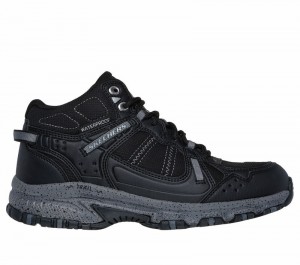 Tenis de Senderismo Skechers Hillcrest - Bound Peak Mujer Negros Grises | 370952BWN