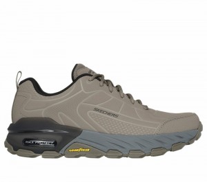 Tenis de Senderismo Skechers Max Protect - Irongaurd Hombre Grises Marrom Negros | 015263HIP