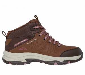 Tenis de Senderismo Skechers Relaxed Fit: Trego - Trail Destination Mujer Marrom Multicolor | 382496BOP