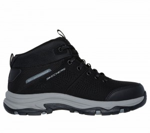 Tenis de Senderismo Skechers Relaxed Fit: Trego - Trail Destination Mujer Negros Grises | 542638ENH