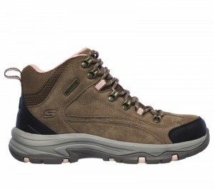 Tenis de Senderismo Skechers Relaxed Fit: Trego - Alpine Trail Mujer Marrom Marrom | 295187ZEA