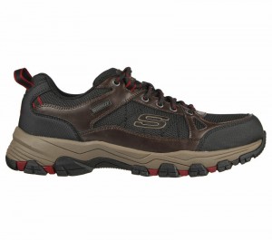 Tenis de Senderismo Skechers Relaxed Fit: Selmen - Cormack Hombre Chocolate Negros | 287961GMD