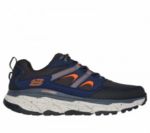 Tenis de Senderismo Skechers Relaxed Fit: D'Lux Journey Hombre Azul Marino Naranjas | 874329BMP