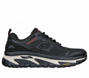 Tenis de Senderismo Skechers Relaxed Fit: Arch Fit Road Walker - Recon Hombre Negros | 874305JCV