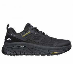 Tenis de Senderismo Skechers Relaxed Fit: Arch Fit Road Walker - Recon Hombre Negros | 397160RUE