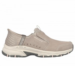Tenis de Senderismo Skechers Slip-ins: Hillcrest - Sunapee Mujer Grises Marrom | 785216TRM