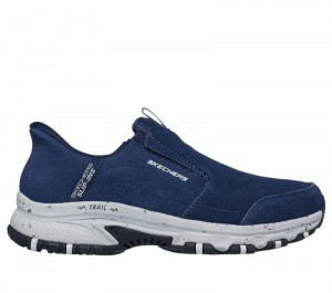 Tenis de Senderismo Skechers Slip-ins: Hillcrest - Cedar Root Hombre Azul Marino | 136975KLY