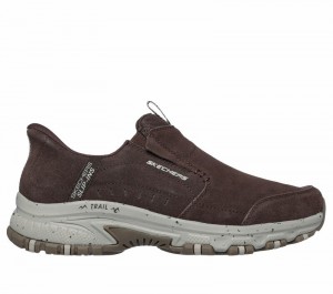 Tenis de Senderismo Skechers Slip-ins: Hillcrest - Cedar Root Hombre Marrom | 032589YVT