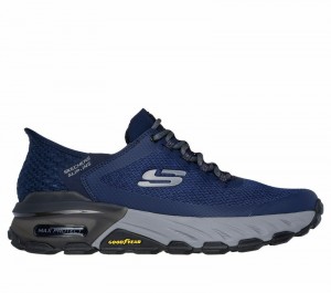 Tenis de Senderismo Skechers Slip-ins: Max Protect - Assembly Hombre Azul Marino | 913540IEO