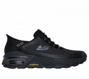 Tenis de Senderismo Skechers Slip-ins: Max Protect - Assembly Hombre Negros | 867513AFG