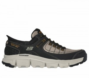 Tenis de Senderismo Skechers Slip-ins: Summits AT Hombre Grises Marrom Negros | 359041KLR