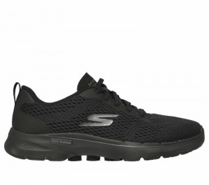 Tenis para Caminar Skechers GO WALK 6 - Bold Vision Mujer Negros | 032759SWQ