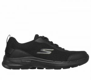 Tenis para Caminar Skechers GO WALK 6 - Bold Knight Hombre Negros | 524618NWG