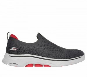 Tenis para Caminar Skechers GO WALK 7 Hombre Grises Negros | 813097MUT