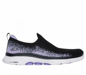 Tenis para Caminar Skechers GO WALK 7 - Zaida Mujer Negros Lavanda | 147283MPO