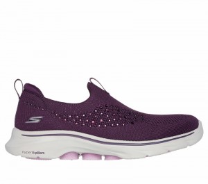 Tenis para Caminar Skechers GO WALK 7 - Blink Mujer Morados | 031742GDP