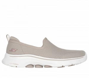 Tenis para Caminar Skechers GO WALK 7 - Ivy Mujer Grises Marrom | 786351AZR