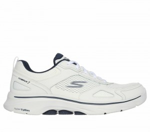Tenis para Caminar Skechers GO WALK 7 - The Forefather Hombre Blancos Azul Marino | 871542PVF