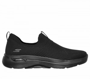 Tenis para Caminar Skechers GO WALK Arch Fit - Iconic Mujer Negros | 651802BKU