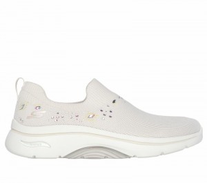 Tenis para Caminar Skechers GO WALK Arch Fit 2.0 - Ayla Mujer Beige | 734968EXH