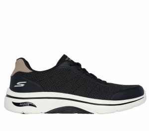 Tenis para Caminar Skechers GO WALK Arch Fit 2.0 - Umi Hombre Negros | 840691JUS
