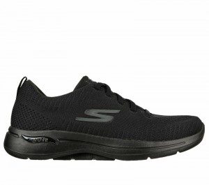 Tenis para Caminar Skechers GO WALK Arch Fit - Grand Select Hombre Negros | 143529AJB