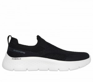 Tenis para Caminar Skechers GO WALK Flex - Talli Mujer Negros Blancos | 135679ANI