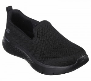 Tenis para Caminar Skechers GO WALK Flex - Ocean Sunset Mujer Negros | 754198QHD