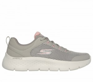Tenis para Caminar Skechers GO WALK Flex - Caley Mujer Grises Marrom Rosas | 104536LEQ