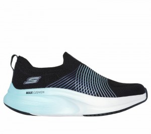 Tenis para Caminar Skechers GO WALK Max Walker - Sally Mujer Negros Turquesa Claro | 517624NLS