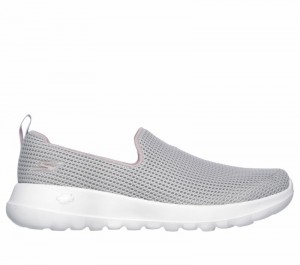 Tenis para Caminar Skechers GOwalk Joy - Centerpiece Mujer Grises Claro Rosas | 865103JRT