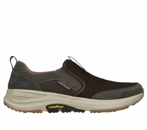 Tenis para Caminar Skechers GOwalk Outdoor - Andes Hombre Marrom | 831962PHY