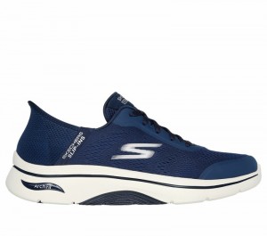 Tenis para Caminar Skechers Slip-ins: Arch Fit 2.0 - Simplicity 2 Hombre Azul Marino | 275368KQH