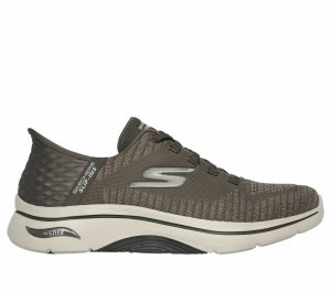 Tenis para Caminar Skechers Slip-ins: Arch Fit 2.0 - Grand Select 2 Hombre Grises Marrom | 186072QLI