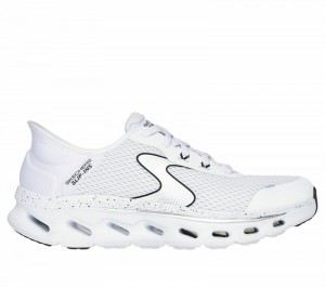 Tenis para Caminar Skechers Slip-ins: GO WALK Glide-Step 2.0 Mujer Blancos Negros | 607194JGK