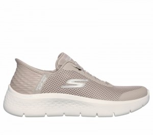 Tenis para Caminar Skechers Slip-ins: GO WALK Flex - Grand Entry Mujer Grises Marrom | 174963TIA