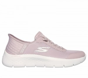 Tenis para Caminar Skechers Slip-ins: GO WALK Flex - Grand Entry Mujer Morados | 862057HZA