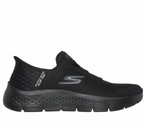 Tenis para Caminar Skechers Slip-ins: GO WALK Flex - Grand Entry Mujer Negros | 479856ETC