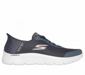 Tenis para Caminar Skechers Slip-ins: GO WALK Flex - Hands Up Hombre Grises | 516298PYB