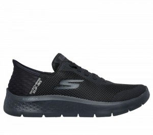 Tenis para Caminar Skechers Slip-ins: GO WALK Flex - Hands Up Hombre Negros | 456892NZE