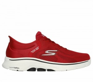 Tenis para Caminar Skechers Slip-ins: GO WALK 7 - Valin Hombre Rojos Negros | 217350VZB