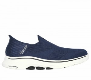 Tenis para Caminar Skechers Slip-ins: GO WALK 7 - Easy On 2 Hombre Azul Marino | 627510NPT