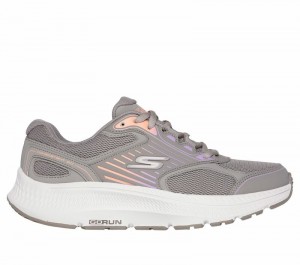 Tenis para Correr Skechers GO RUN Consistent 2.0 - Advantage Mujer Grises Marrom Multicolor | 486091DGN