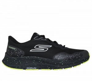 Tenis para Correr Skechers GO RUN Consistent 2.0 - Piedmont Hombre Negros Verdes Claro | 187290MCA