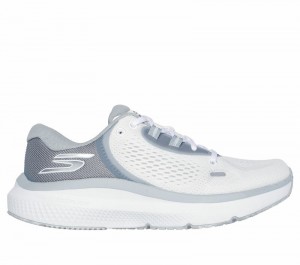 Tenis para Correr Skechers GO RUN Pure 4 Mujer Blancos Grises | 680924JRX