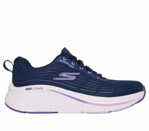Tenis para Correr Skechers Max Cushioning Elite 2.0 - Bridgeport Mujer Azul Marino Morados | 168937CEB