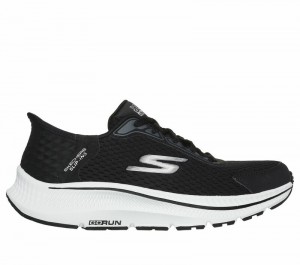 Tenis para Correr Skechers Slip-ins: GO RUN Consistent 2.0 - Endure Mujer Negros Plateados | 243580KSO