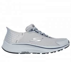 Tenis para Correr Skechers Slip-ins: GO RUN Consistent - Empowered Hombre Grises Claro | 483625RVB