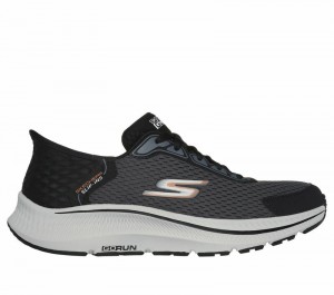 Tenis para Correr Skechers Slip-ins: GO RUN Consistent - Empowered Hombre Negros Grises | 569743MLZ