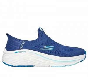 Tenis para Correr Skechers Slip-ins: Max Cushioning Elite 2.0 Mujer Azul Marino Azules | 037498YCM